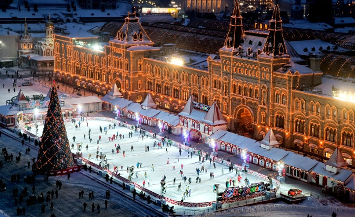 Где провести Новогодние праздники в Москве